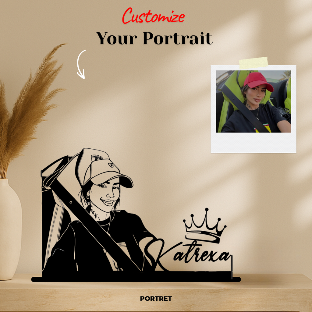 Custom Black Portrait
