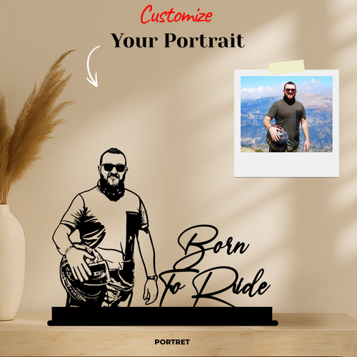 Custom Black Portrait