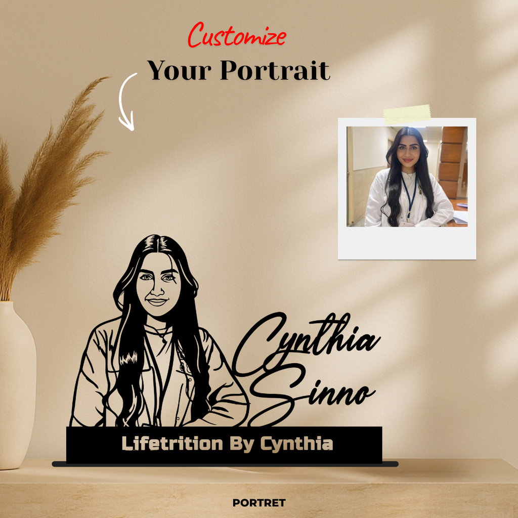 Custom Black Portrait