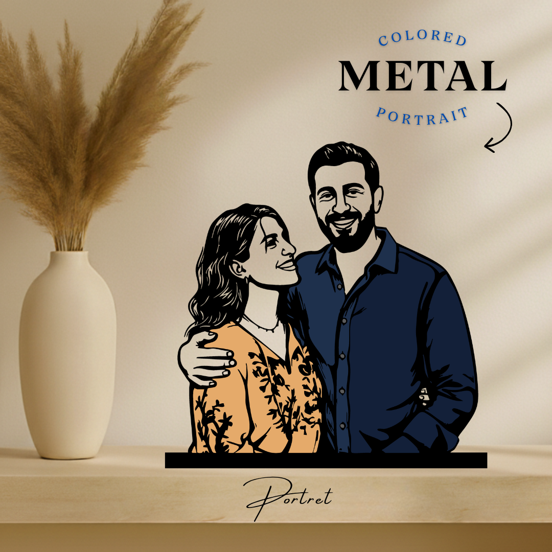 Colored Portrait - Steel