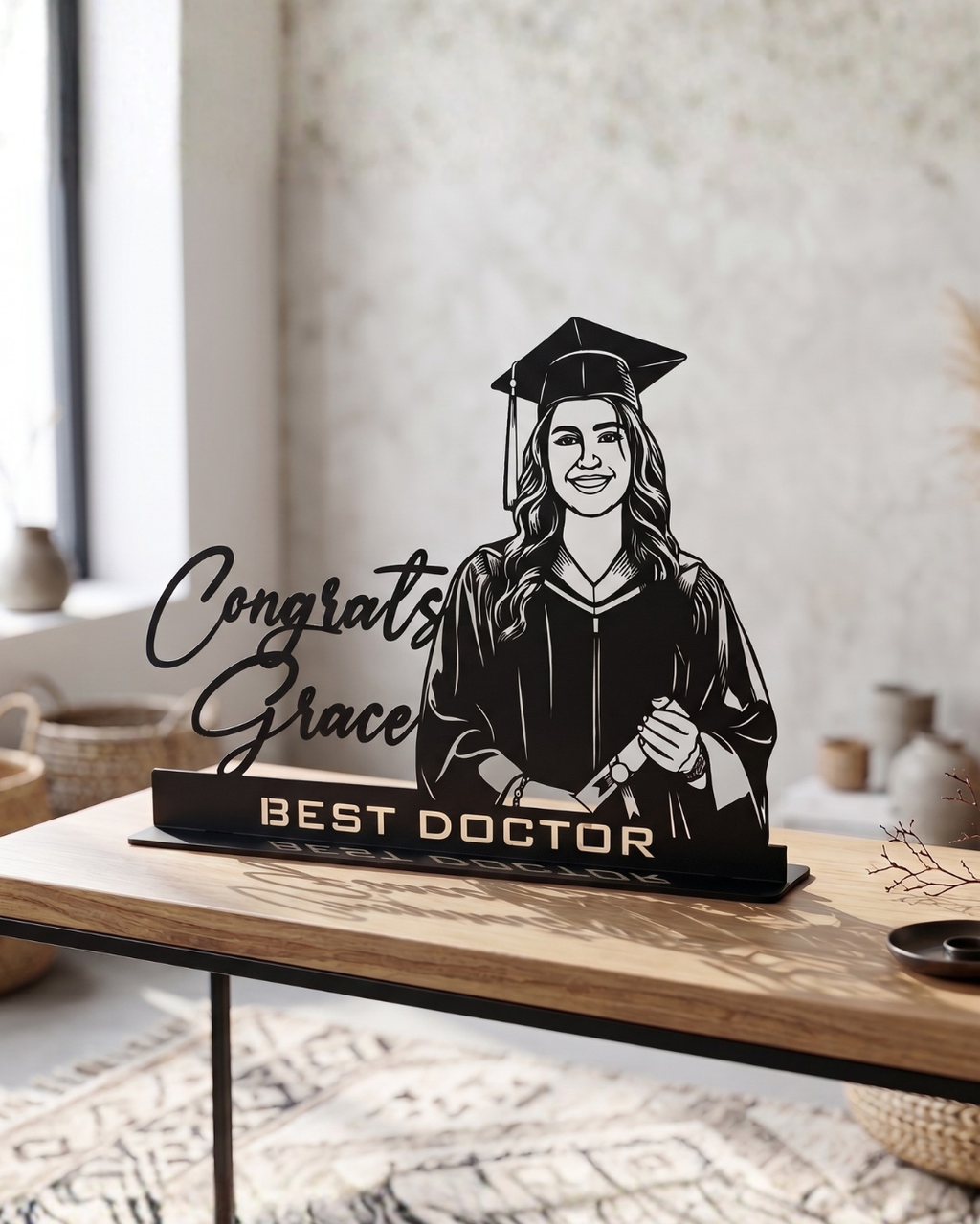 Custom Black Portrait