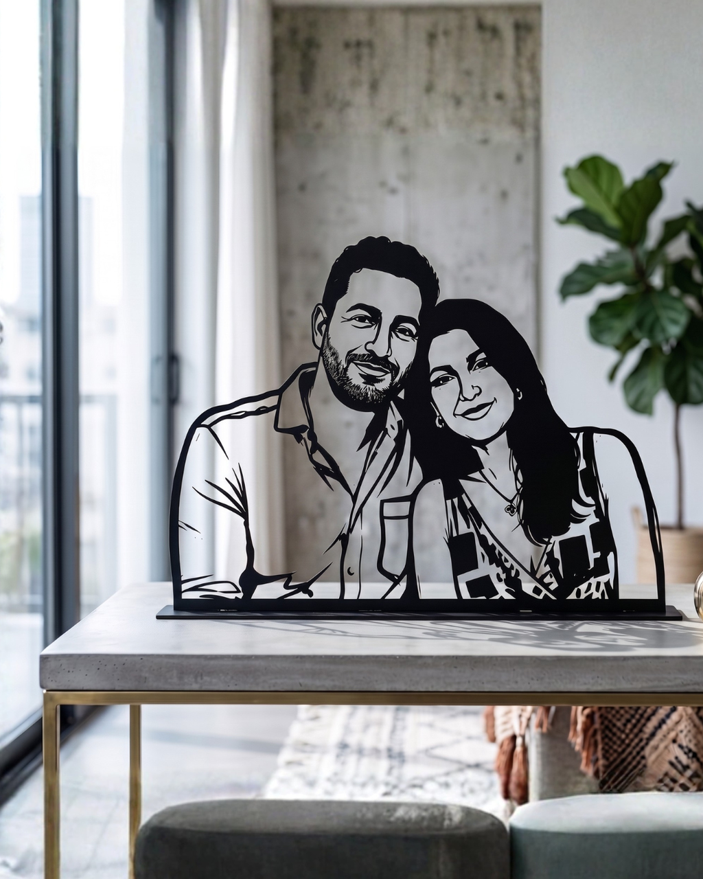 Custom Black Portrait