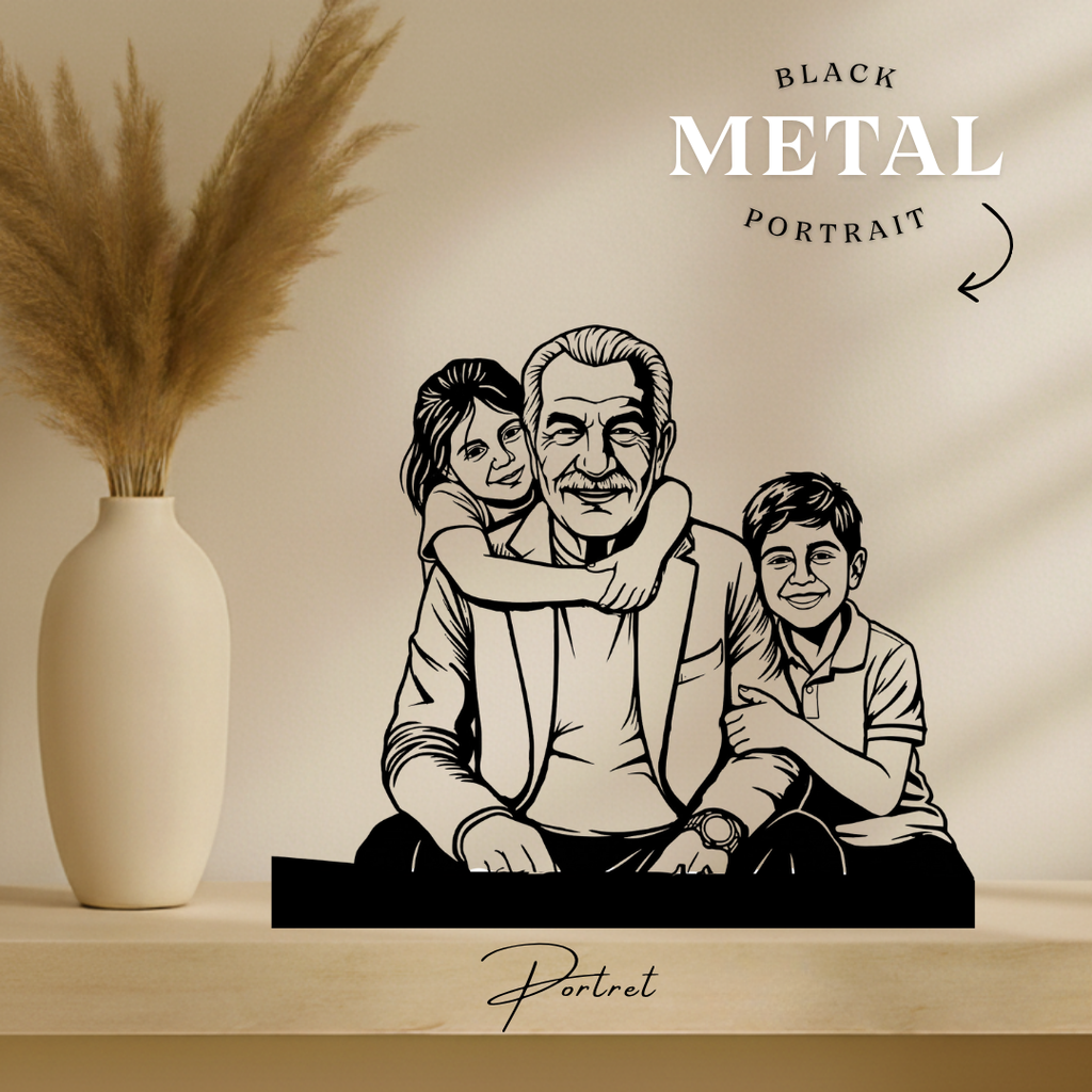Custom Black Portrait